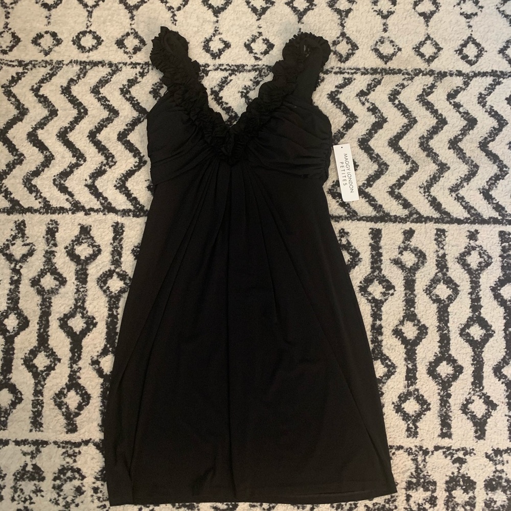 Black cocktail dress